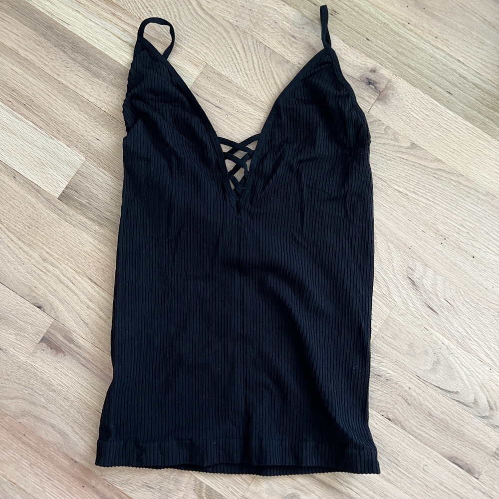 Black Tight Tank Top